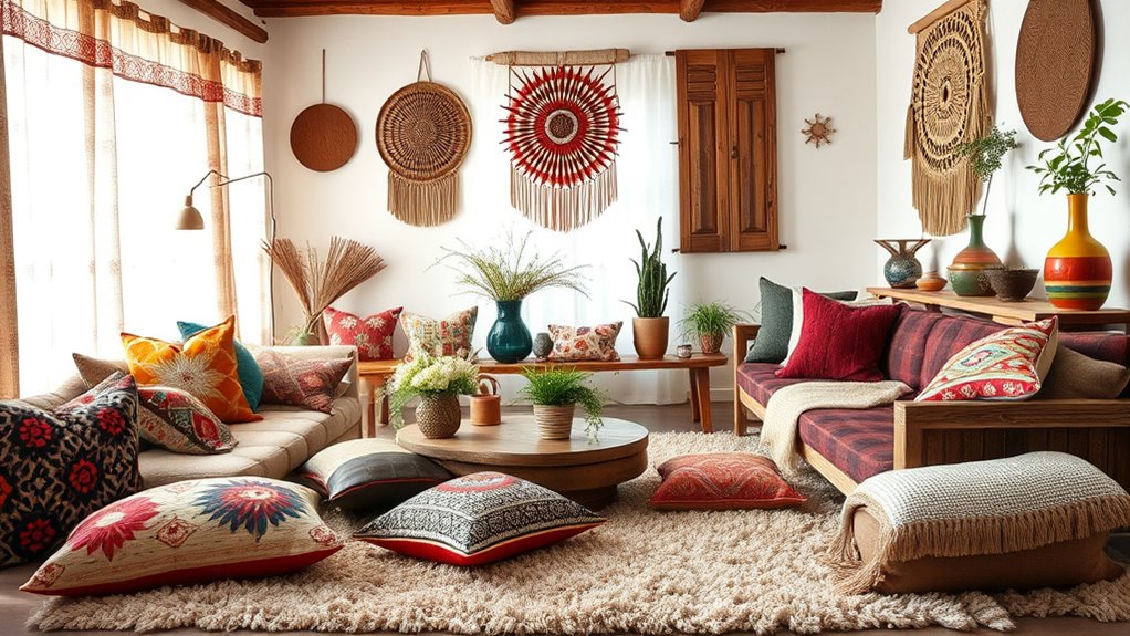 mix patterns textures cohesively