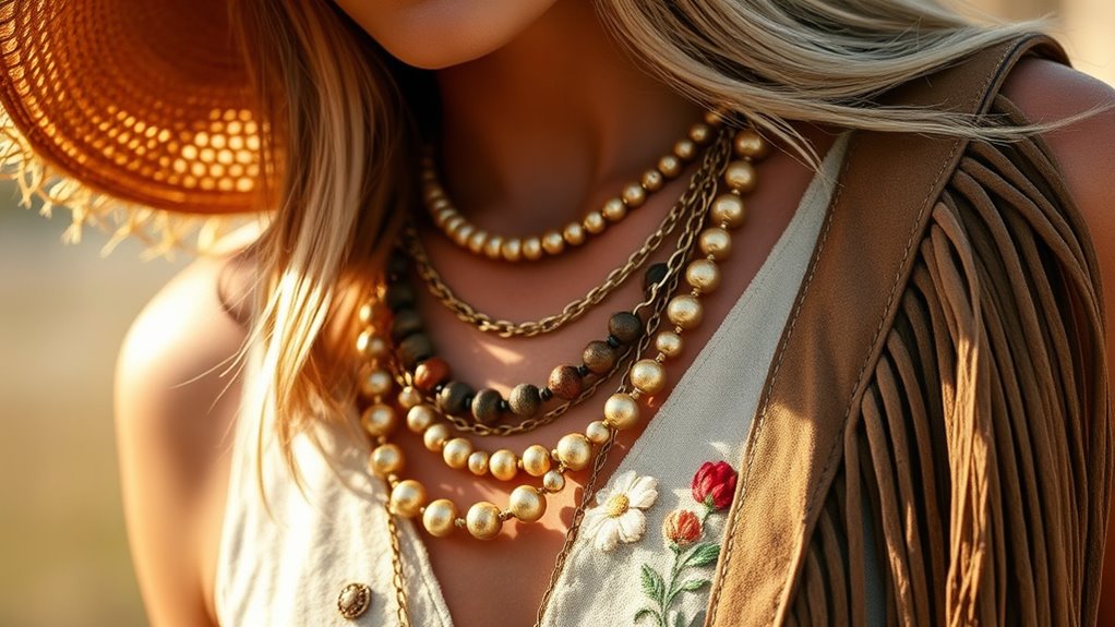 mix textures for boho style