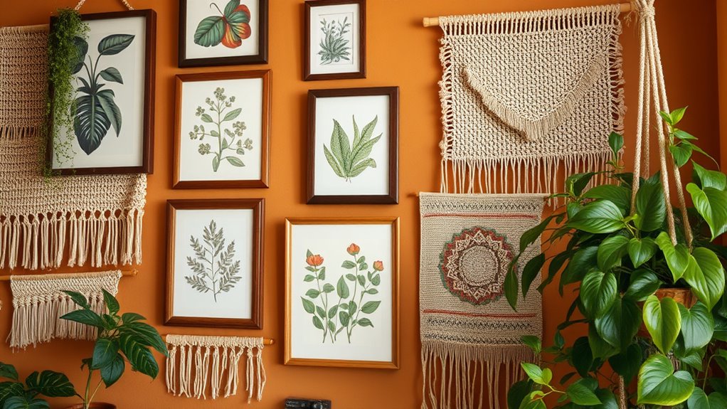 natural botanical decor accents