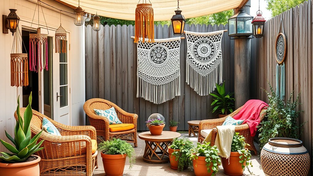 natural cozy outdoor retreat