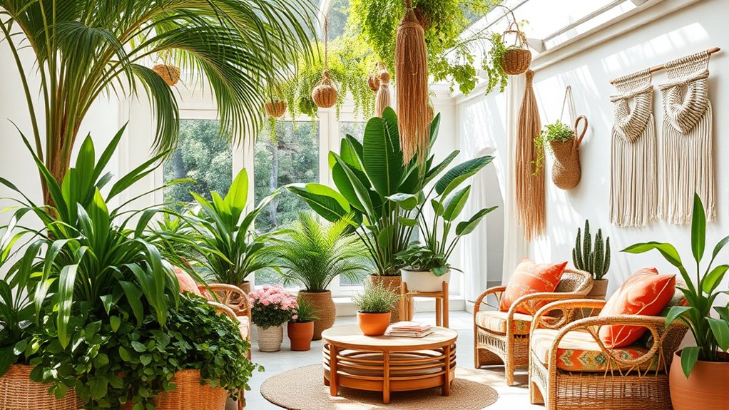 natural tropical seasonal decor