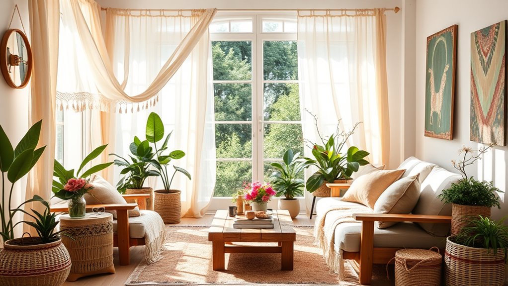 natural vibrant cozy decor