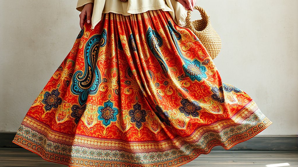 neutral tones balance bold prints