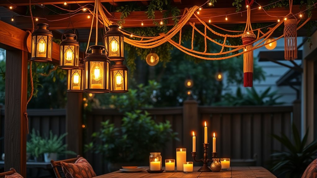 personalized boho lighting accents