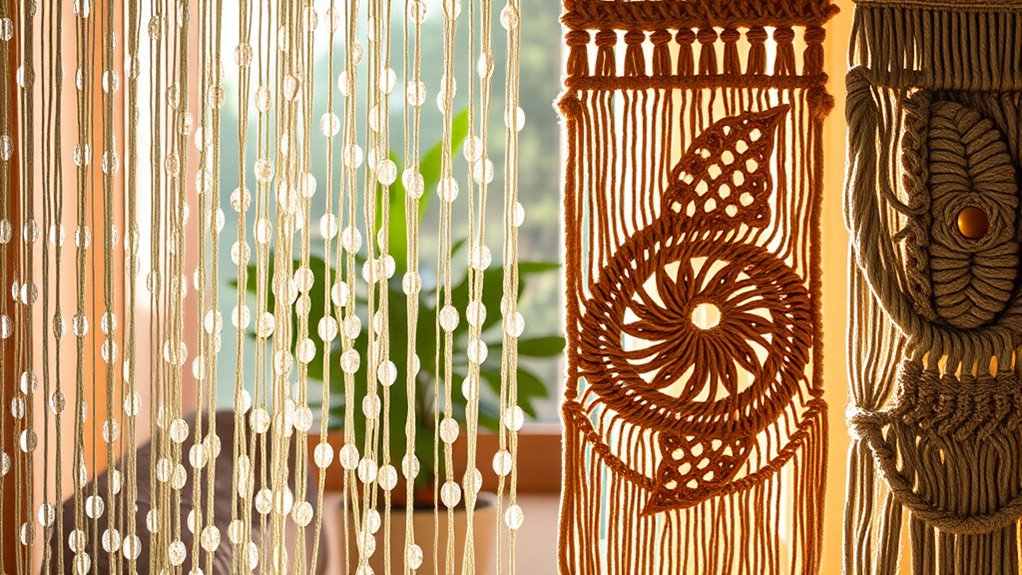 personalized boho room divider ideas