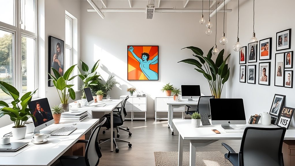 personalized inspiring office space