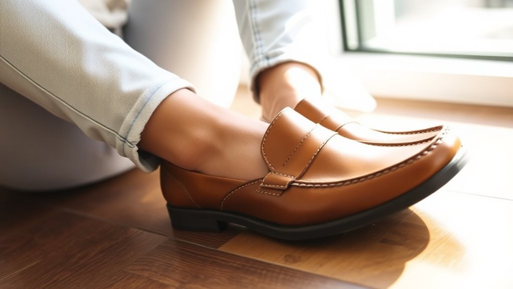 prioritize comfortable supportive footwear