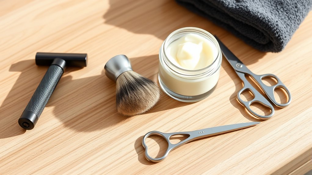 proper shaving and grooming routines