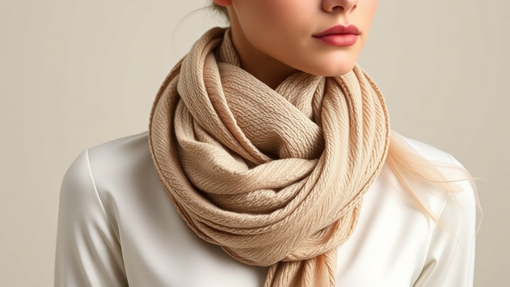 scarf styles for necklines