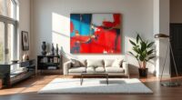 selecting and arranging wall art