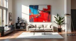 selecting and arranging wall art