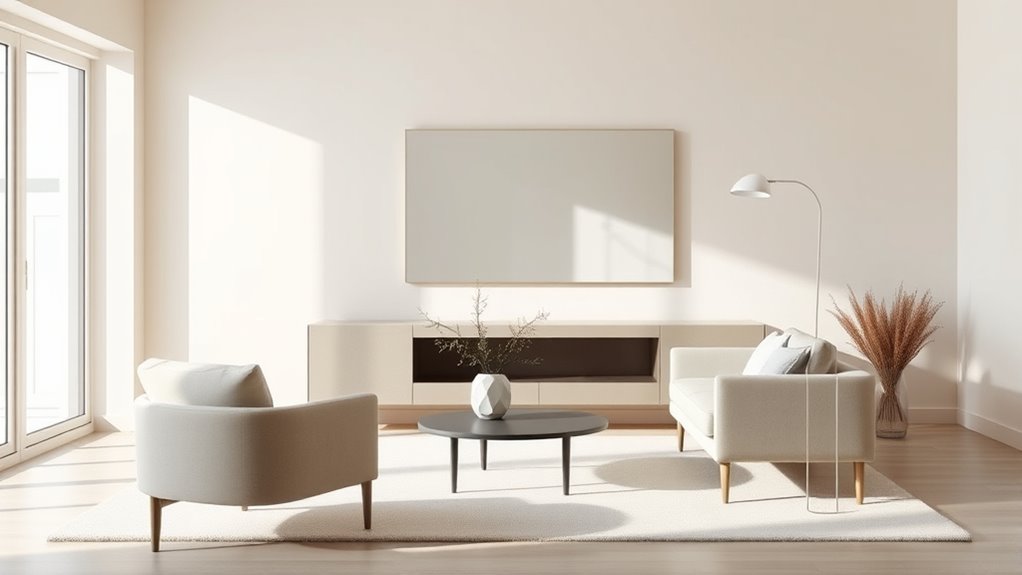 simplified calm functional design