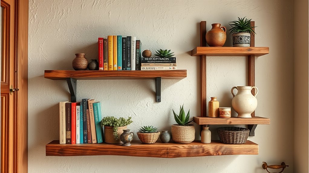 small niche shelf wall accents