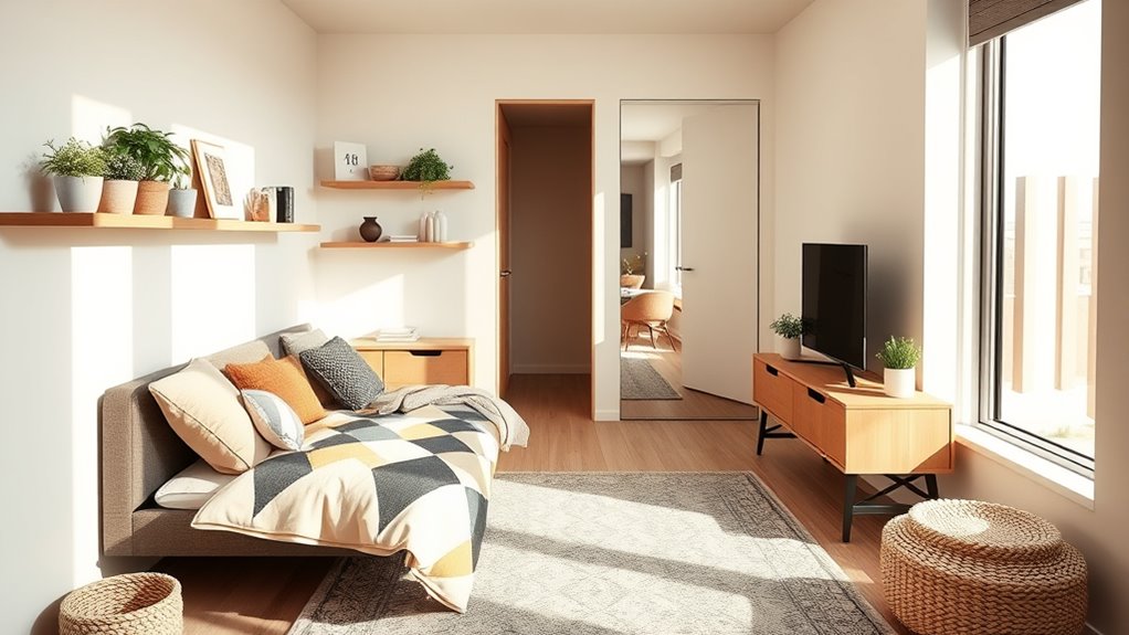 space efficient stylish decor