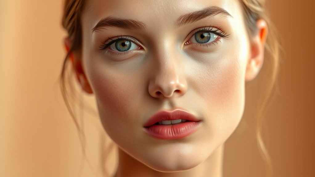 subtle natural glow enhancement