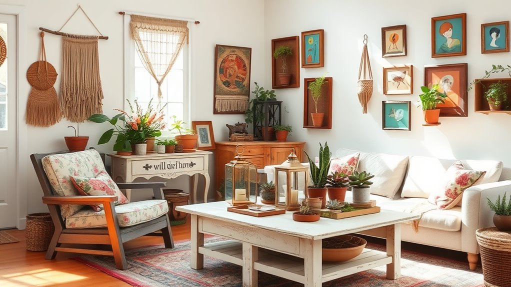 thrifted decor and upcycling
