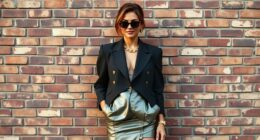 thrifted high fashion style