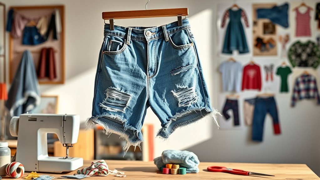 transform old jeans creatively