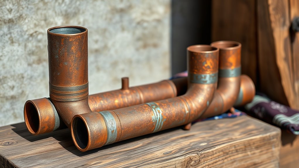 upcycled industrial garden containers