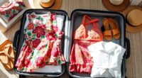 vacation packing and styling