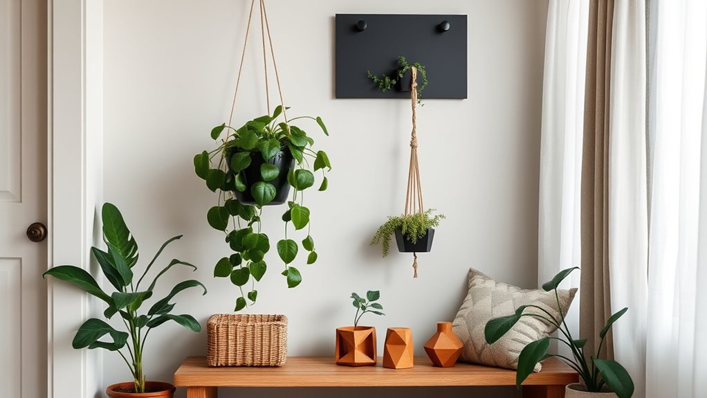 vertical compact layered greenery