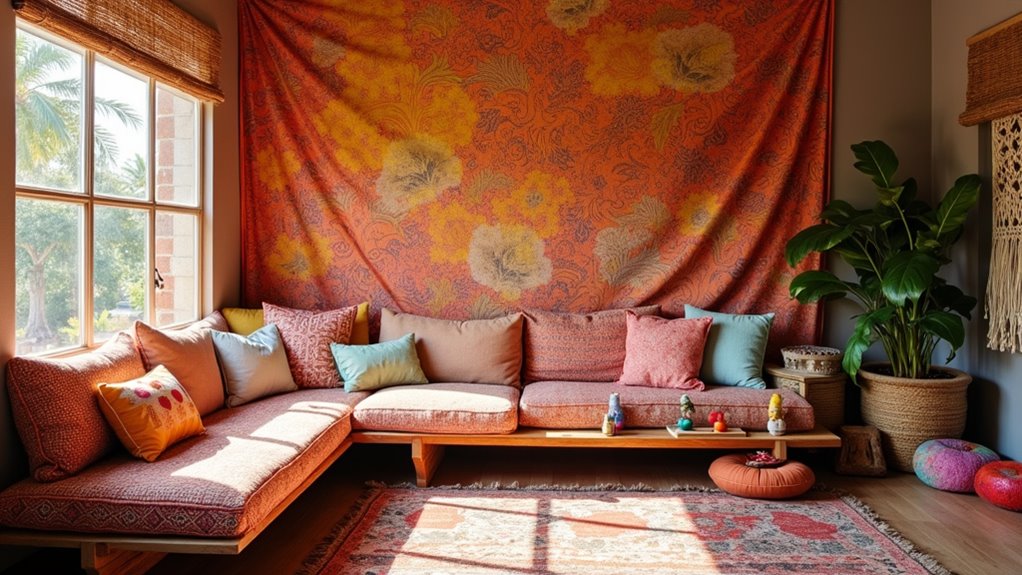 vibrant eclectic interior design