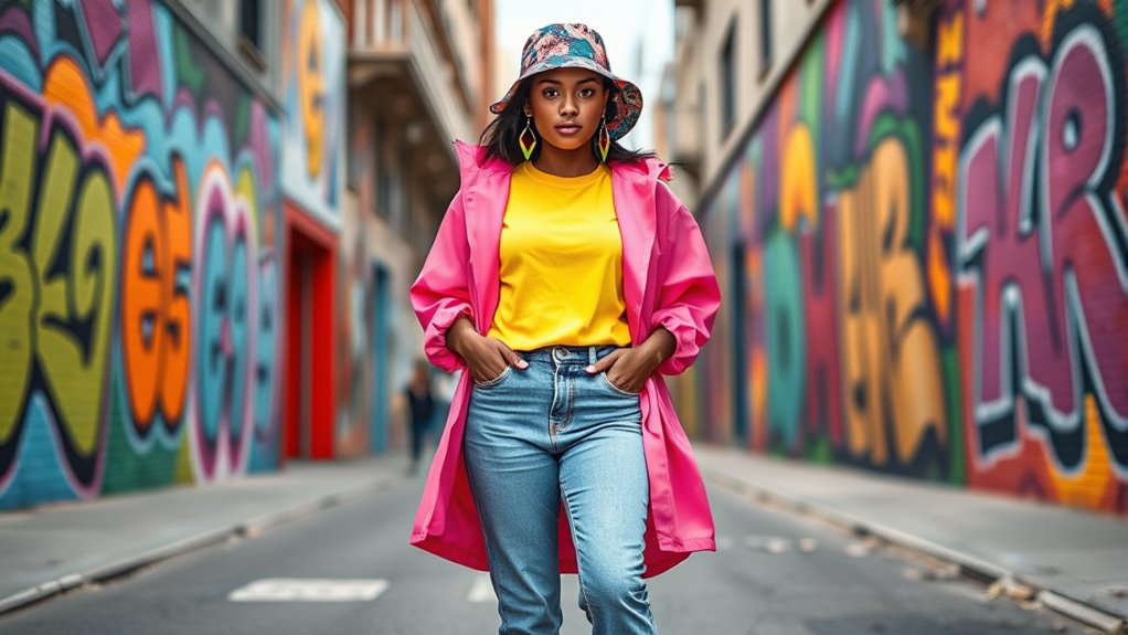 vibrant patterned color clashes