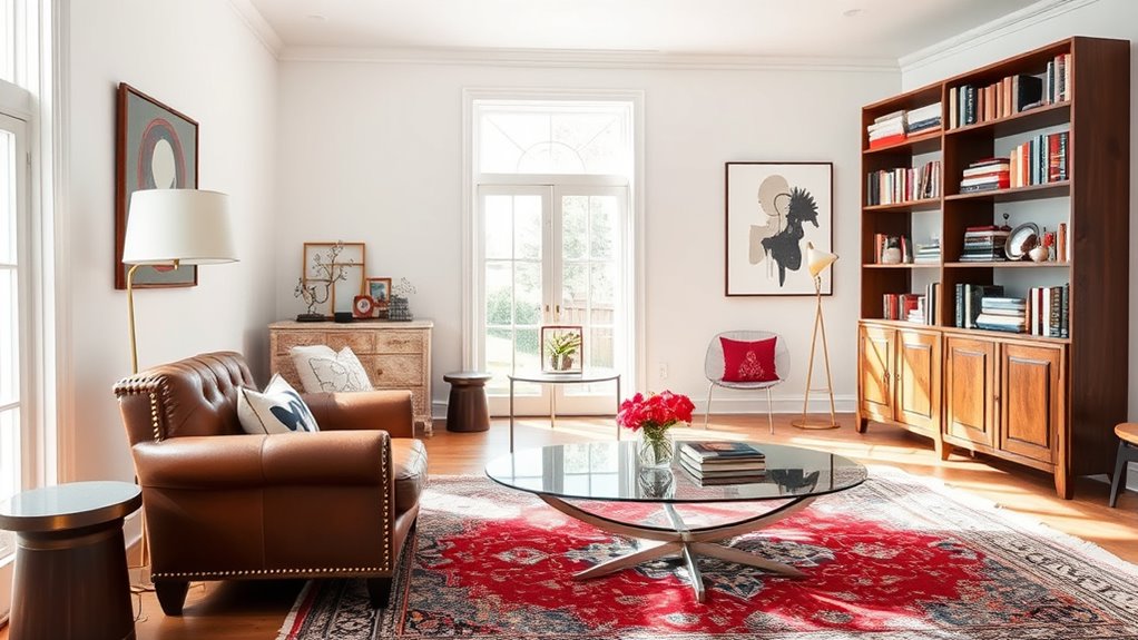vintage modern eclectic decor