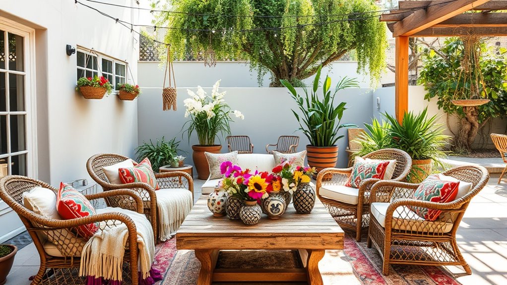 vintage modern eclectic layering
