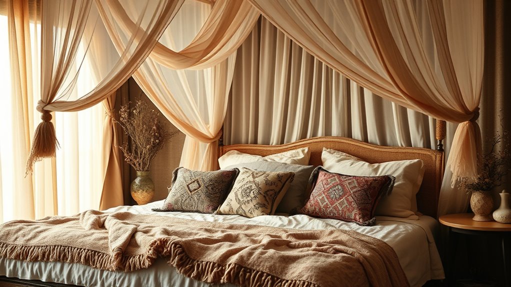 whimsical textile layering retreat