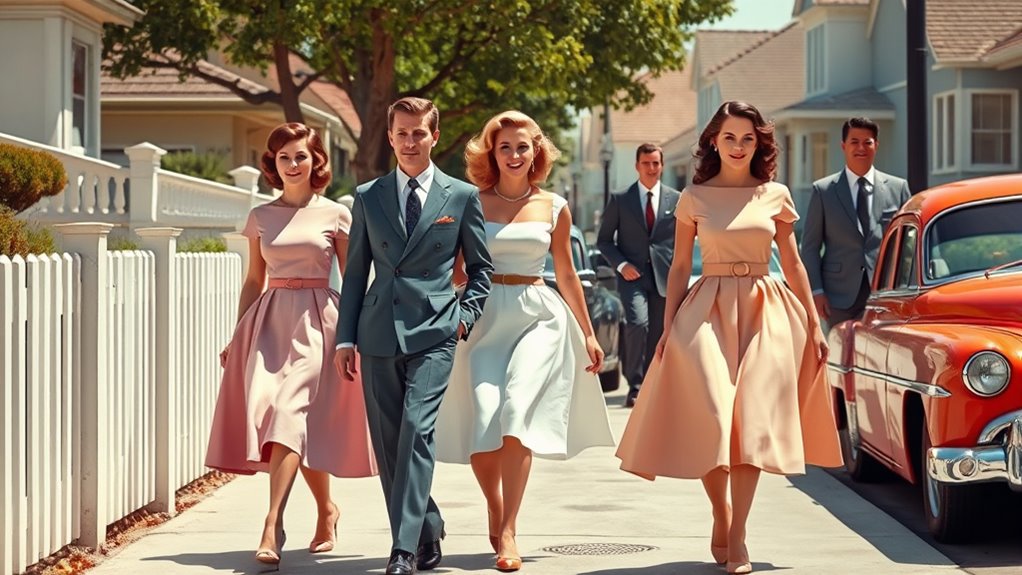 1950s glamour and prosperity