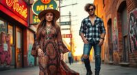 70s boho meets 90s grunge