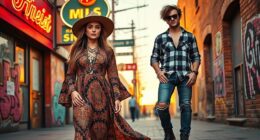 70s boho meets 90s grunge