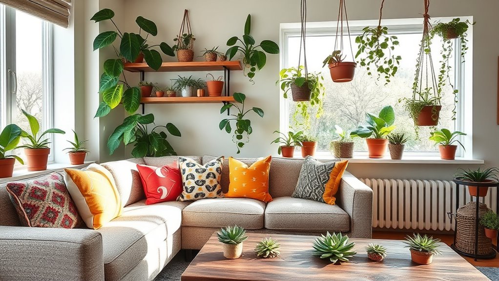 add plants for personalized decor