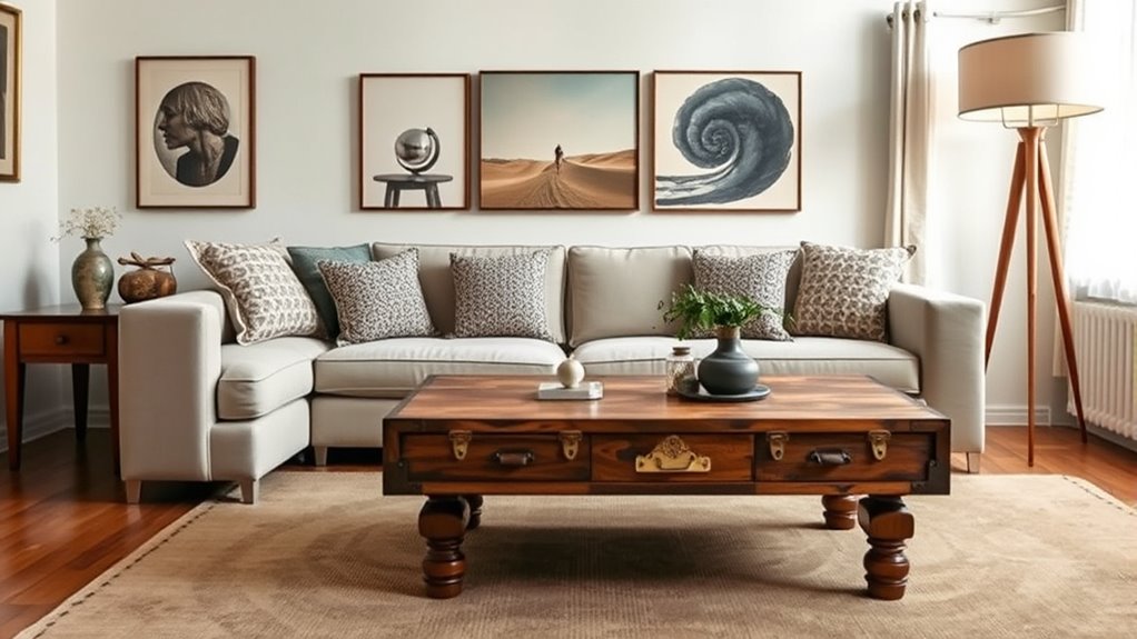 balance furniture and colors