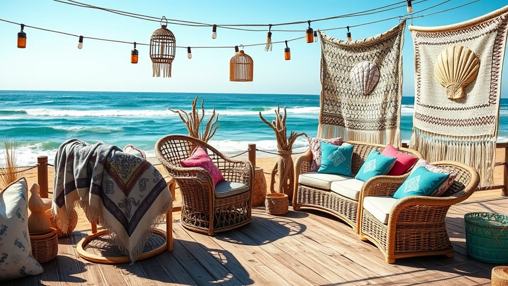 beach inspired bohemian style