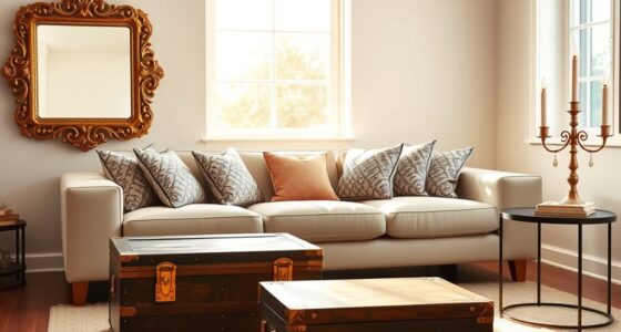 blending antiques with modern