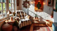 bohemian cozy reading spaces