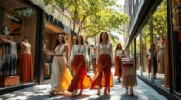 bohemian fashion at retail