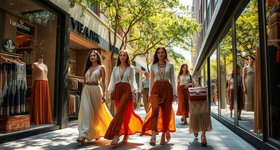 bohemian fashion at retail
