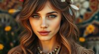 bohemian hair makeup accessories