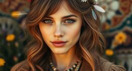bohemian hair makeup accessories