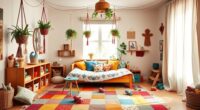bohemian kids room decor