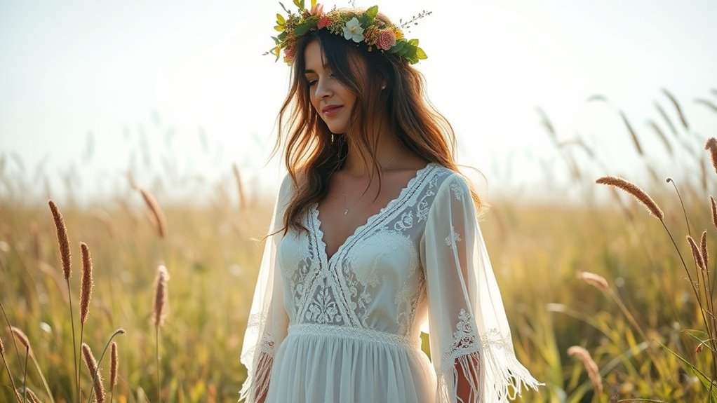 bohemian wedding dress ideas