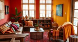 boho color wall decor