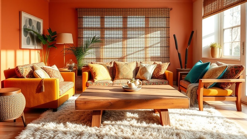 boho color wall decor