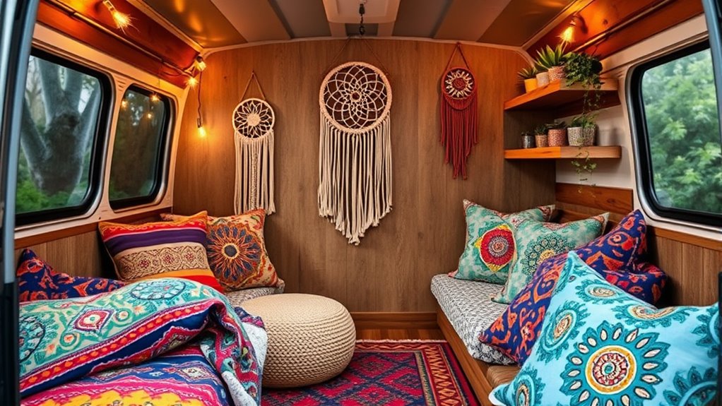 boho decor and personal touches