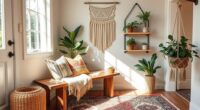 boho entrance makeover ideas