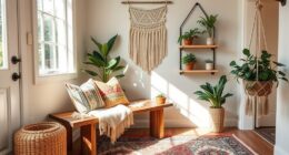 boho entrance makeover ideas