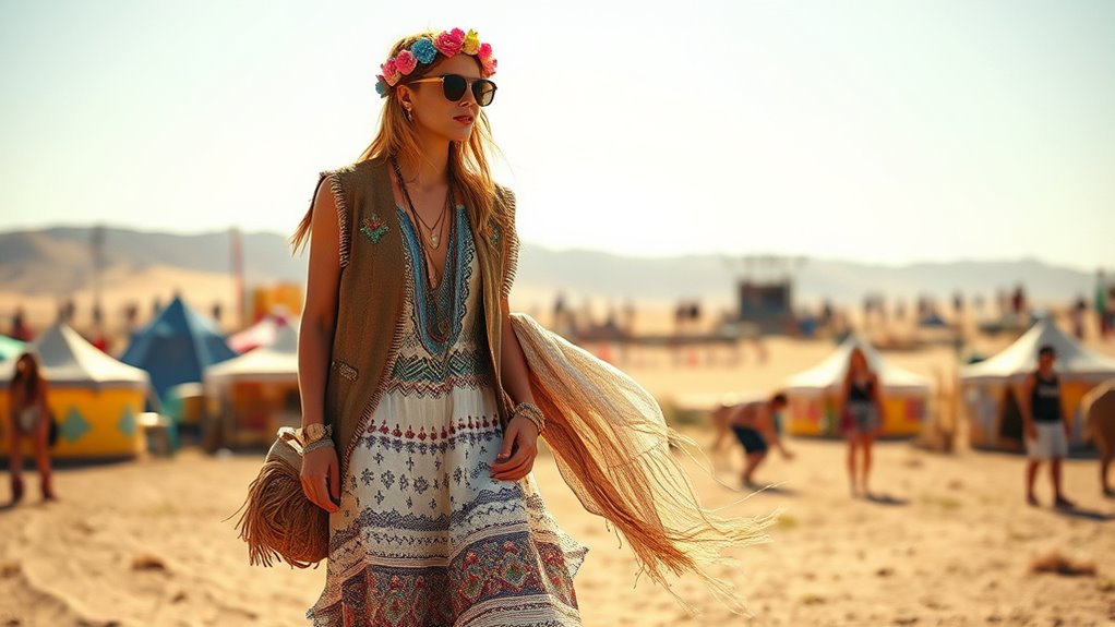 boho festival accessory accents